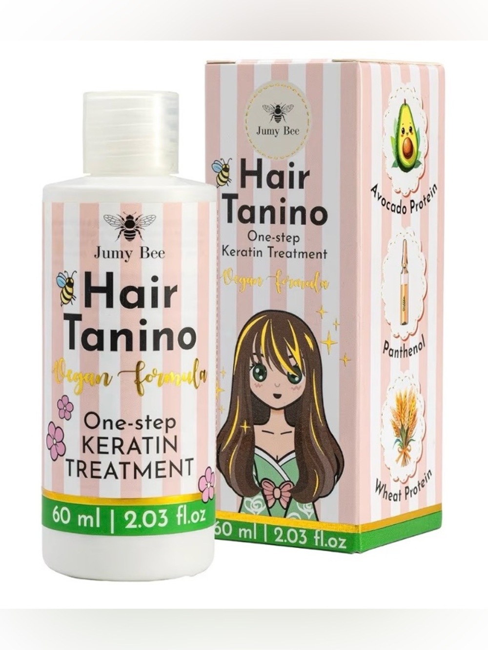 Jumy Bee Keratin Hair Straightening Treatment